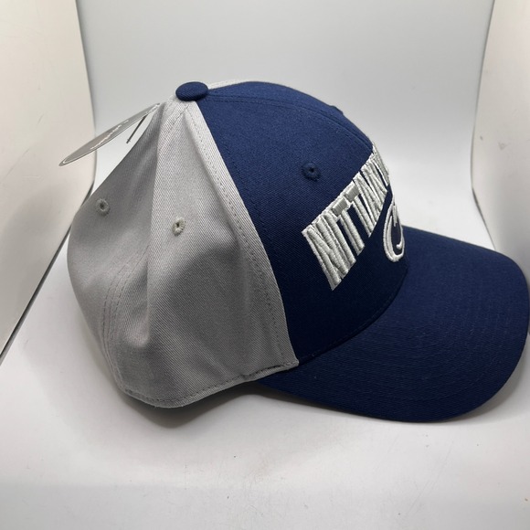 Penn‎ State Nittany Lions Blue Gray Adjustable Baseball Cap Embroidered Hat NWT - Picture 2 of 7
